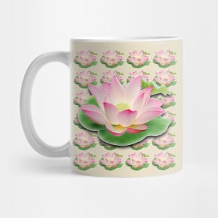 namaste lotus flower Mug